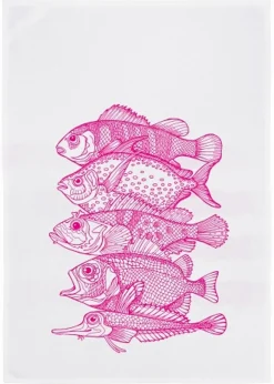 Geschirrtuch 5 Fische