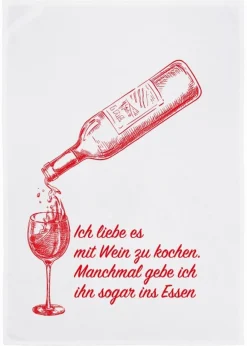 Geschirrtuch Ich liebe es...