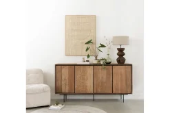 Highboard Metropole Teak Metall B 180 cm
