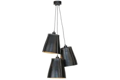 Hängelampe Amazon 3er Gummi schwarz H 25