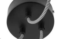 Hängelampe Amazon 3er Gummi schwarz H 25