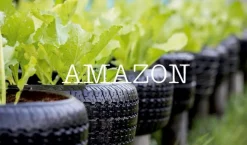 Hängelampe Amazon 7er Gummi schwarz H 16