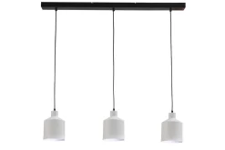 Hängelampe Boo 3tlg weiß schwarz