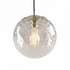Hängelampe Globe Glas klar D 30 cm