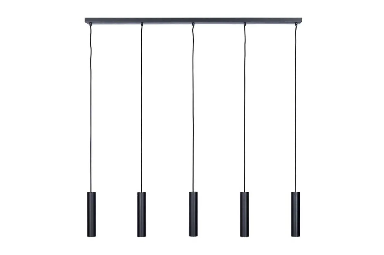Hängelampe Salerno Metall schwarz