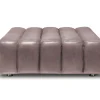 Hocker Bella Leder braun B 105 cm