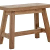 Hocker Herringbone Teakholz B 60 cm