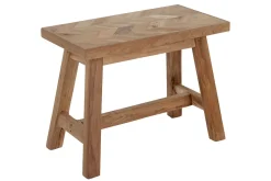 Hocker Herringbone Teakholz B 60 cm