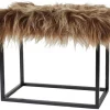 Hocker Palle Schaffell braun