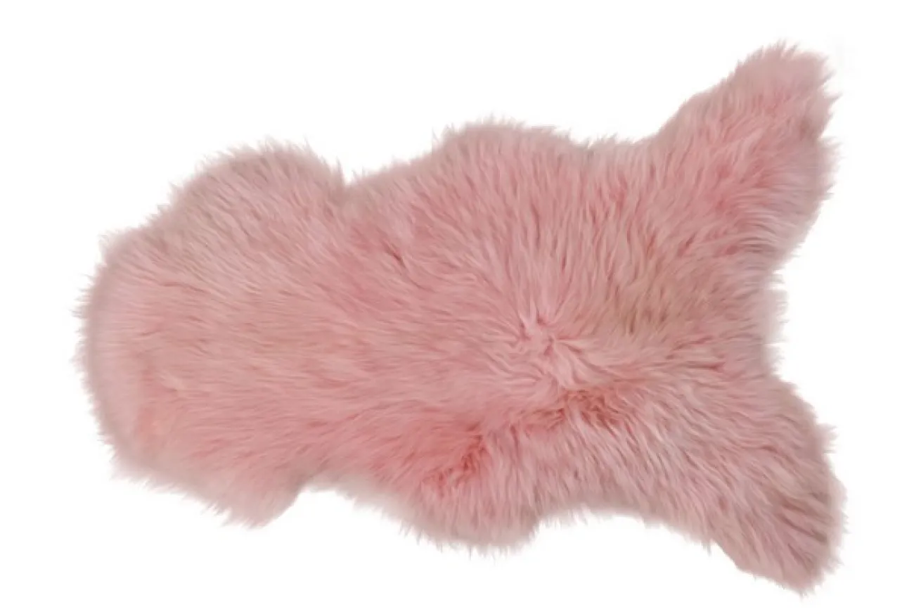holländisches Schaffell rosa