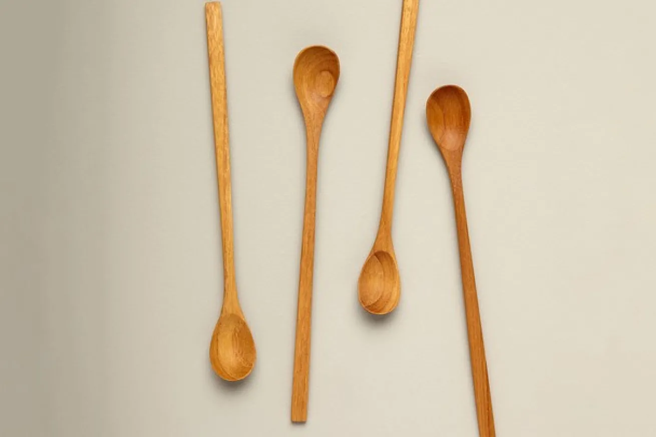 Holzlöffel lang 4er Set