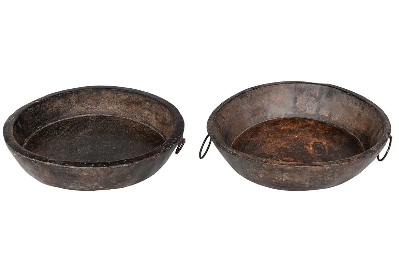 Holzschale Vintage natur