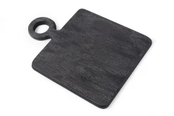 Holztablett schwarz medium