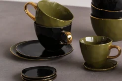 Kaffeetasse Porzellan grün