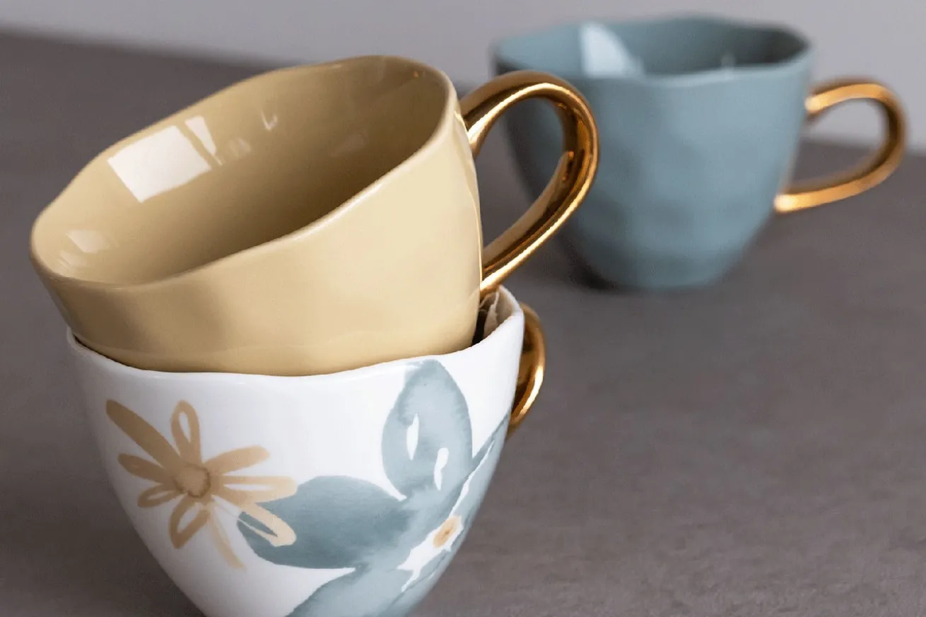 Kaffeetasse Porzellan natur