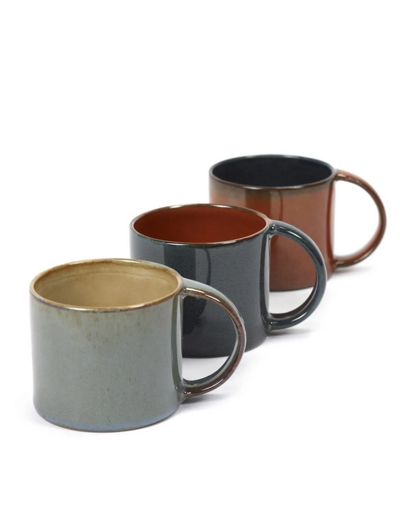 Kaffeetasse Terres de Reves rost dunkelblau