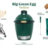 Kamado Big Green Egg Bundle Medium