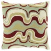 Kissen Benni rot grün 45*45 cm