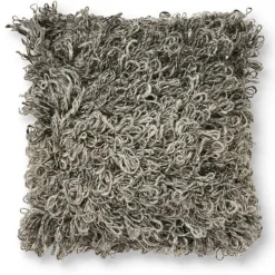 Kissenhülle Curly dunkelgrau