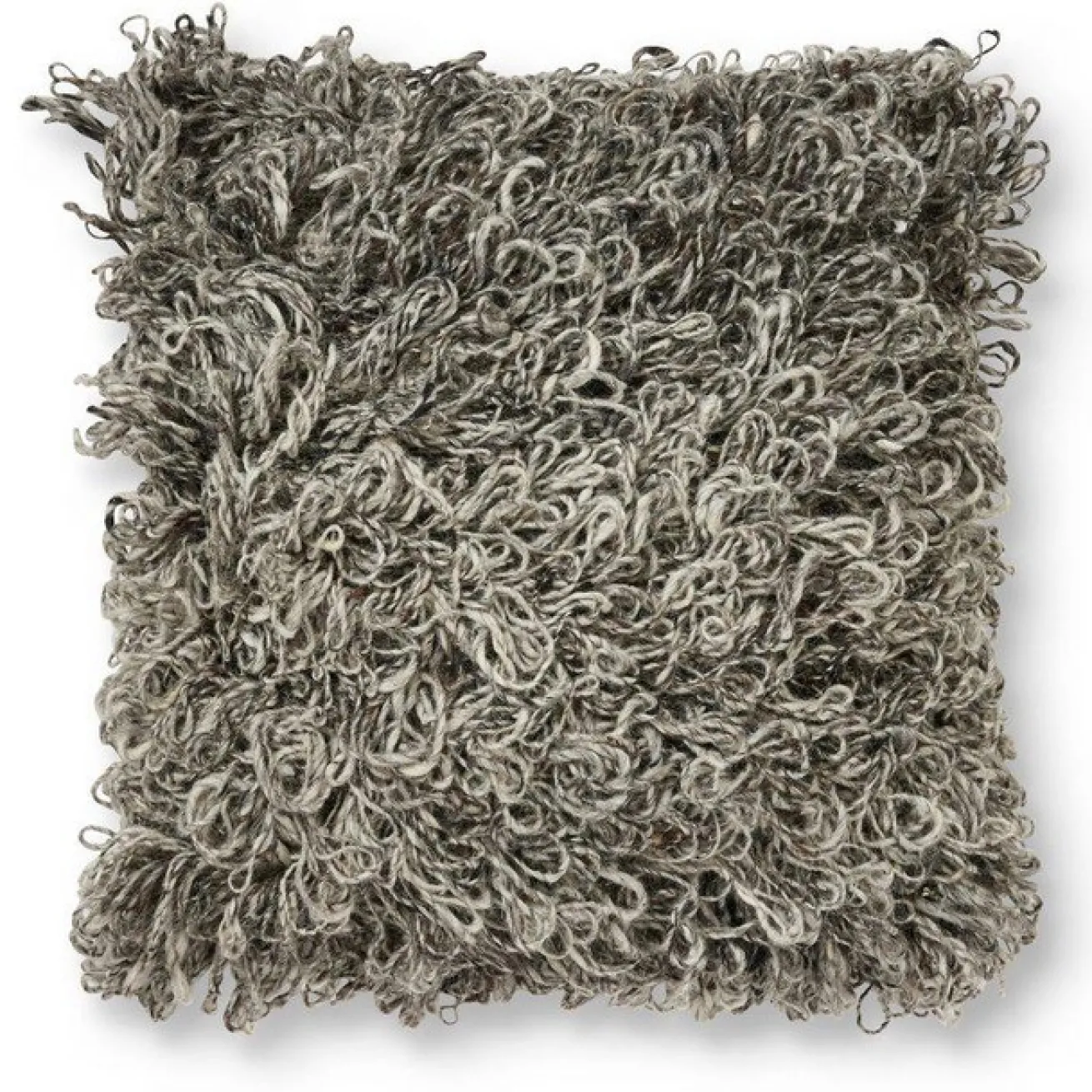 Kissenhülle Curly dunkelgrau