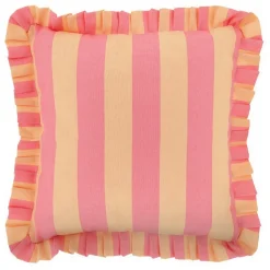 Kissen Seppl gestreift rosa 45*45 cm