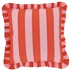 Kissen Seppl gestreift rot 45*45 cm