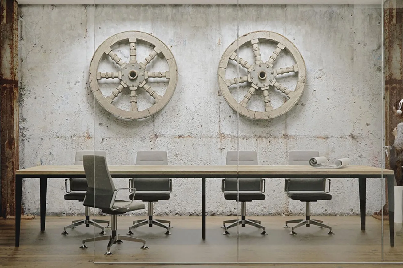 Konferenztisch Flory Hard Eiche B 440 cm