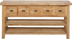 Konsolentisch Loft Teakholz B 160 cm