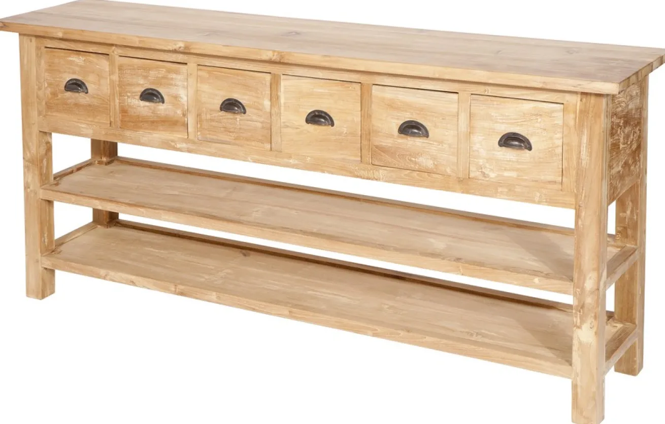 Konsolentisch Loft Teakholz B 180 cm