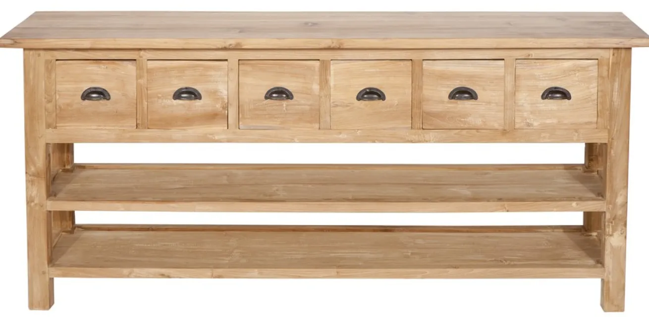 Konsolentisch Loft Teakholz B 180 cm