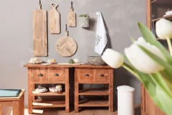 Konsolentisch Loft Teakholz B 75 cm