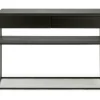 Konsolentisch Monolith Eiche schwarz B 122 cm