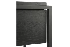 Konsolentisch Monolith Eiche schwarz B 122 cm