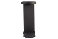 Konsole schwarz Metall/Holz