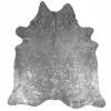 Kuhfell silber metallic 3-4qm