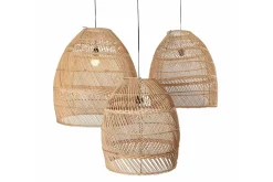 Lampenschirm Luna Rattan natural M
