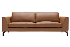 Ledersofa Oslo Premium 2 Sitzer braun