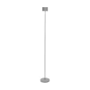 LED Stehleuchte Farol hellgrau H 115cm