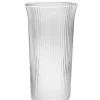 Longdrinkglas Inku geriffelt H 16 cm