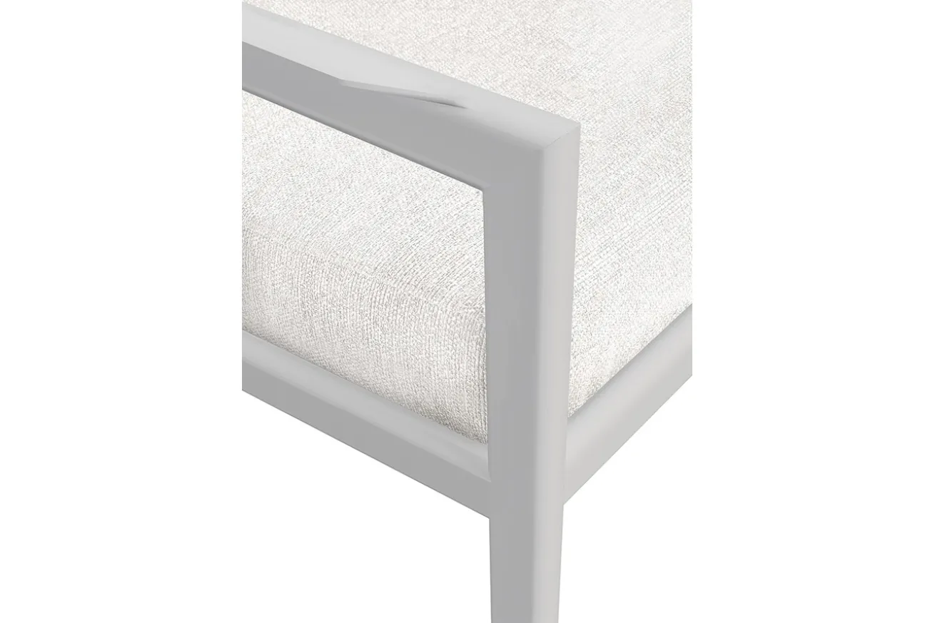 Loungesessel Jack Aluminium weiß