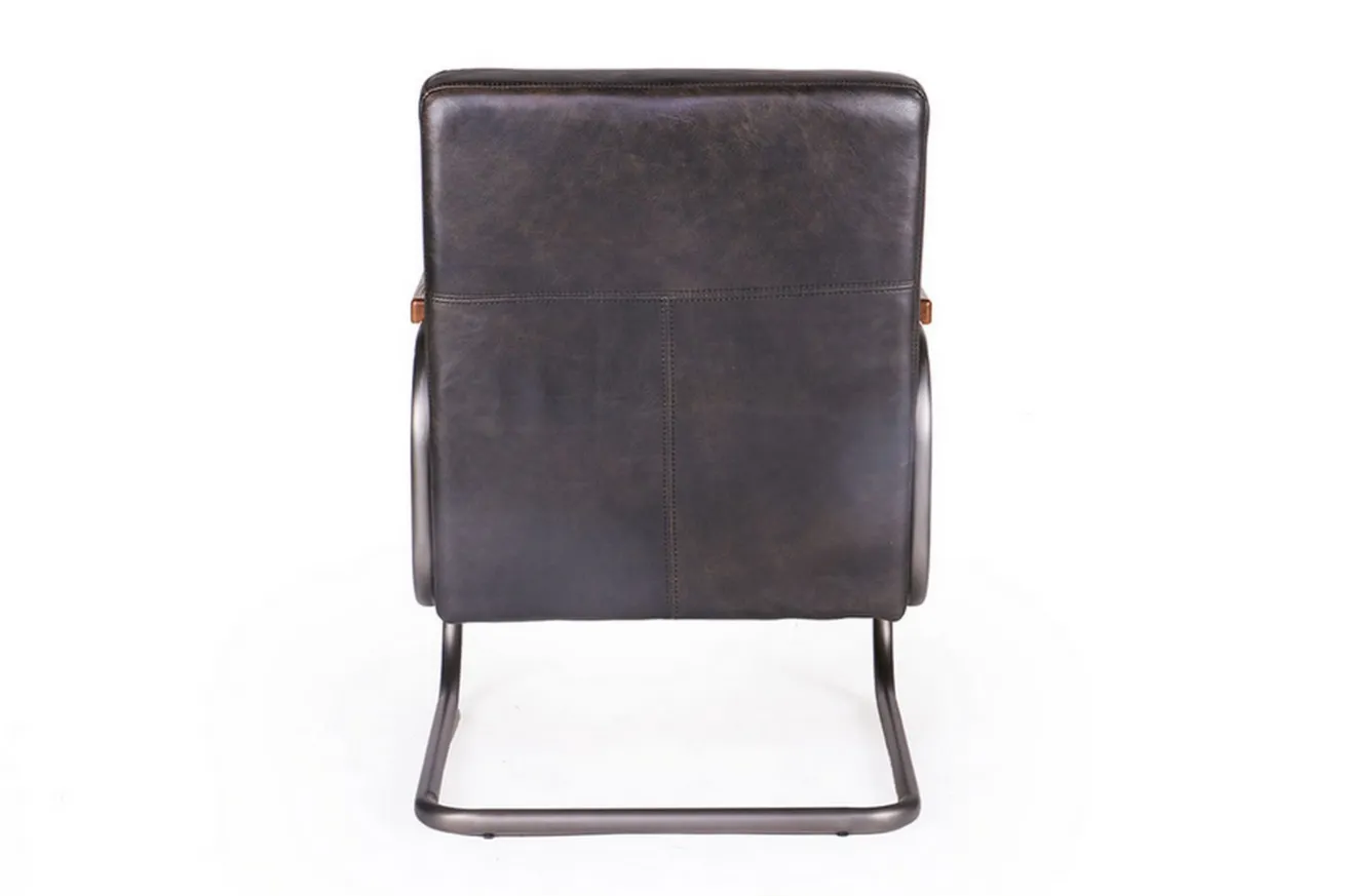 Lounge Sessel Marco 1940 Leder schwarz