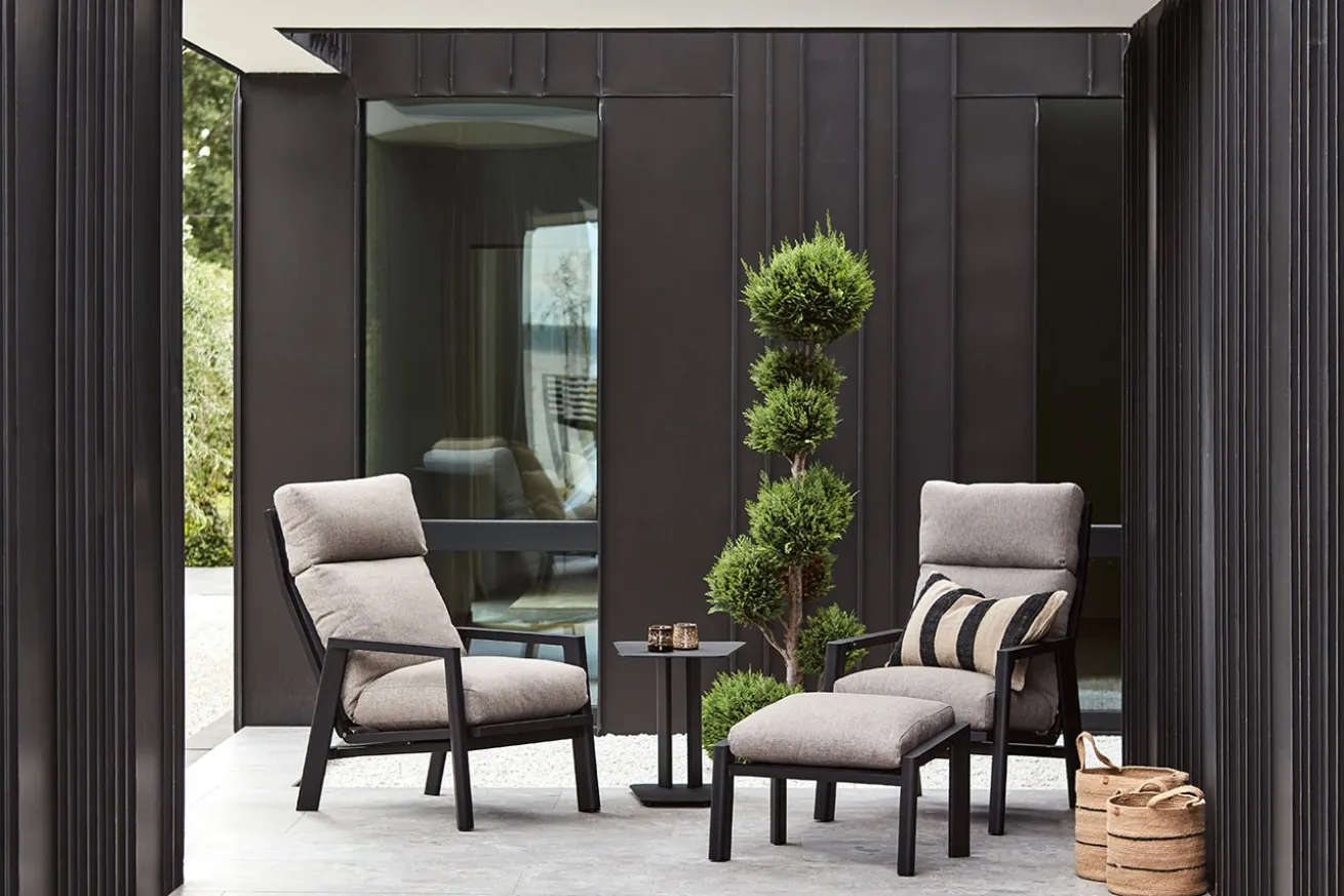 Loungesessel Slide verstellbar grau