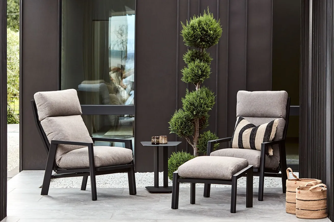 Loungesessel Slide verstellbar grau