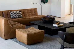 Modulsofa N701 Eckelement braun