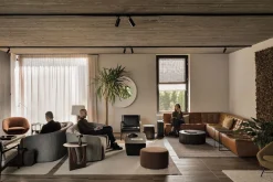 Modulsofa N701 2-Sitzer B 140 cm braun
