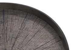 Notre Monde Tablett Black Slice rund D 92 cm