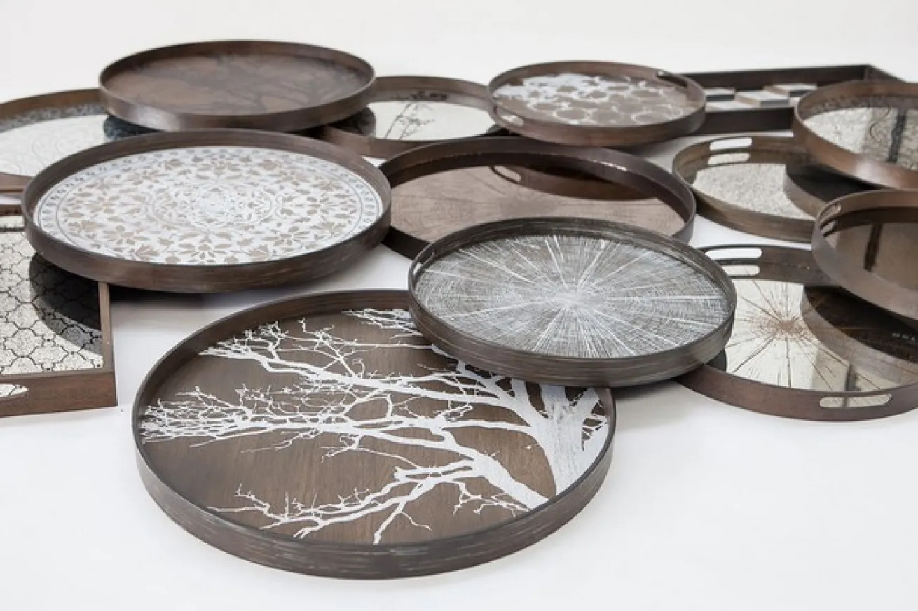 Notre Monde Tablett Driftwood rund D 48 cm