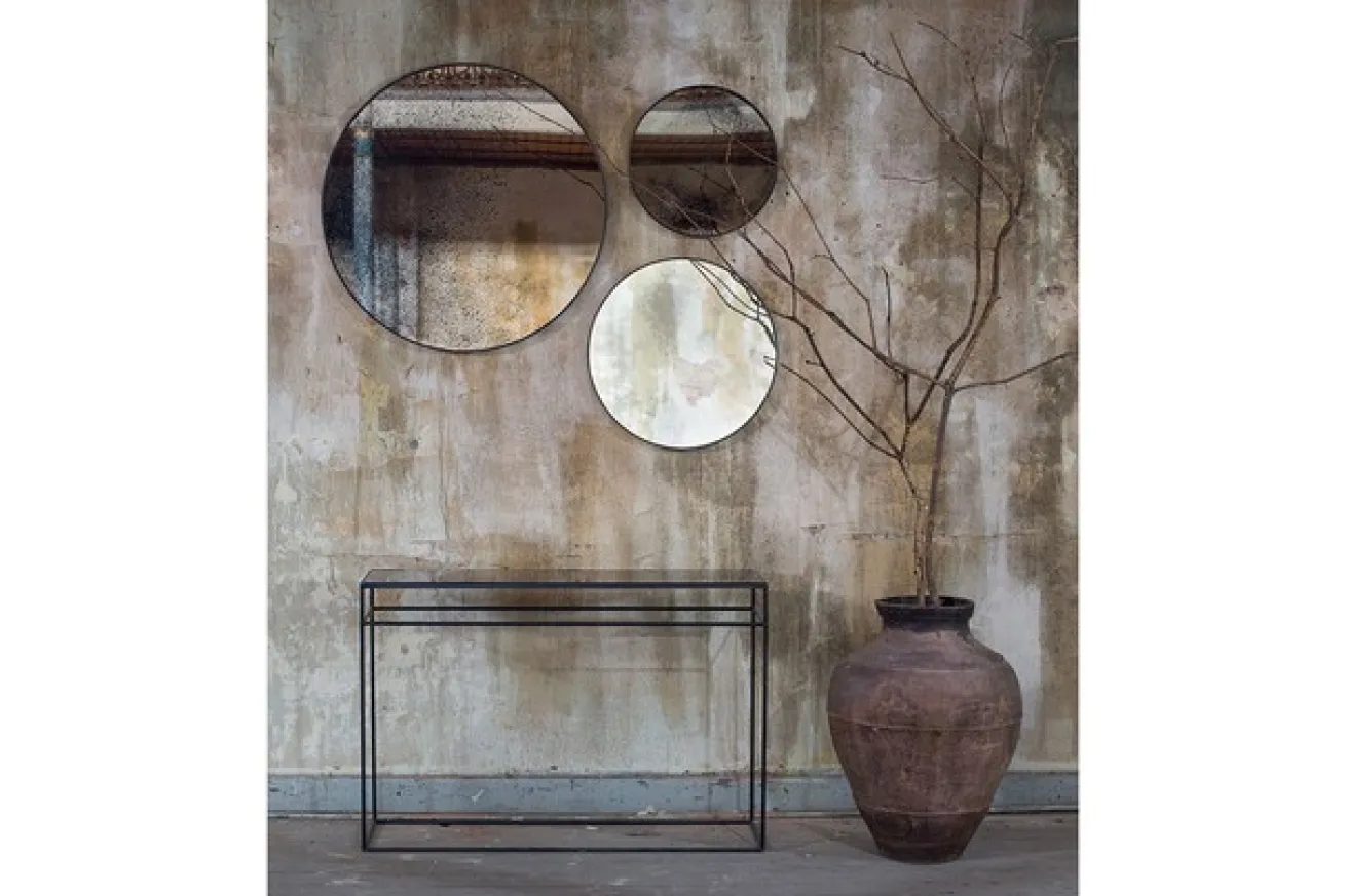 Notre Monde Tablett Heavy Aged rund D 48 cm