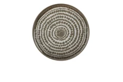 Notre Monde Tablett rund gold silber D 61 cm