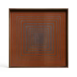 Notre Monde Tablett Slate Layered Dots D 61 cm